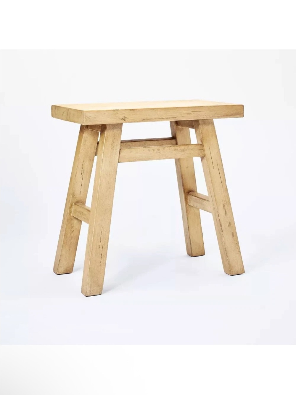 NWT Thatcher Wood Stool Natural - Threshold designed with Studio McGee